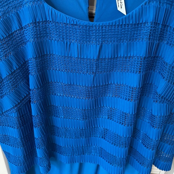 NWT-NY Collection Sleeveless Maxi Dress - Size 1X Blue‎ - Picture 2 of 10